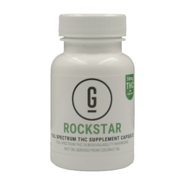 GRASS – THC Capsules – Rockstar – 50mg | Canada Wide Weed Shop