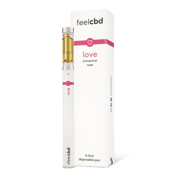 FeelCBD – Love – Dispsable CBD Vape Pen 0.5ml | Canada Wide Weed Shop
