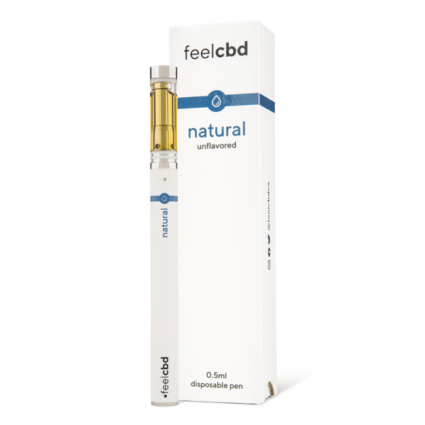 FeelCBD – Natural – Disposable CBD Vape Pen 0.5ml | Canada Wide Weed Shop