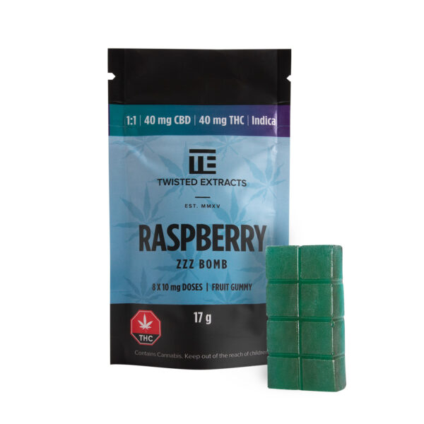 Twisted Extracts – Blue Raspberry 1:1 Zzz Bombs | Canada Wide Weed Shop