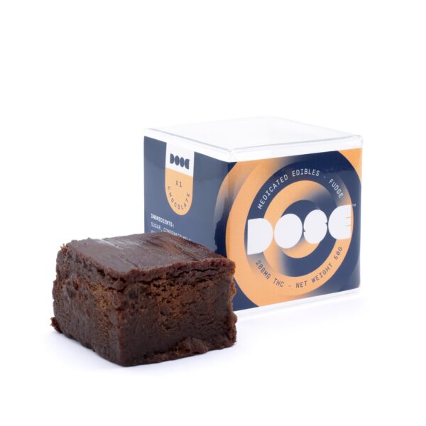 Dose Edibles – Chocolate Fudge – 200mg THC | Canada Wide Weed Shop