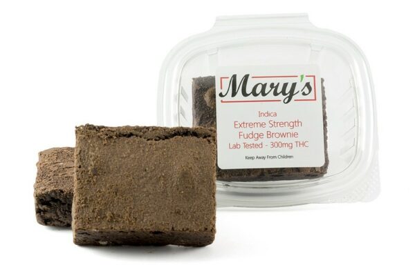 Mary’s Medibles – Extreme Strength Fudge Brownie – 300mg THC (Indica) | Canada Wide Weed Shop