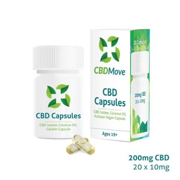 CBD Move – CBD Capsules – 200mg CBD | Canada Wide Weed Shop