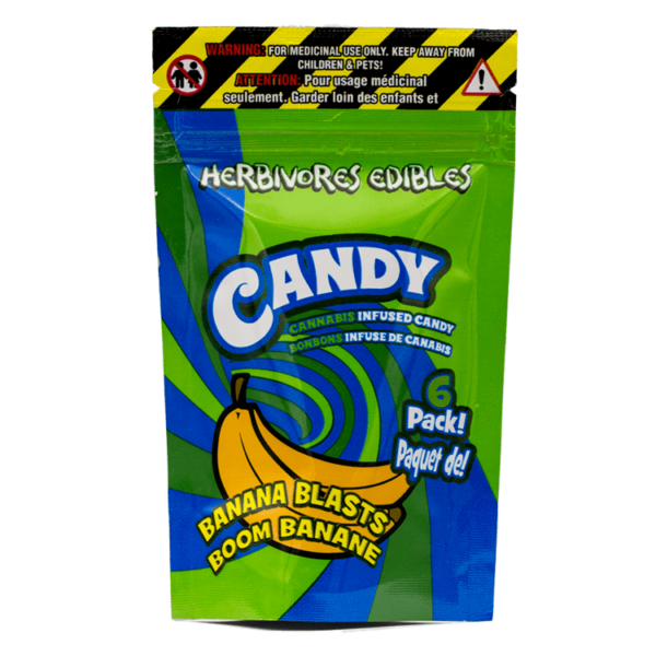 Herbivores Edibles – Banana Blasts Gummies | Canada Wide Weed Shop