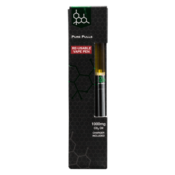 Pure Pulls – CO2 Oil Reusable Vape Pen – Sativa 1ml | Canada Wide Weed Shop