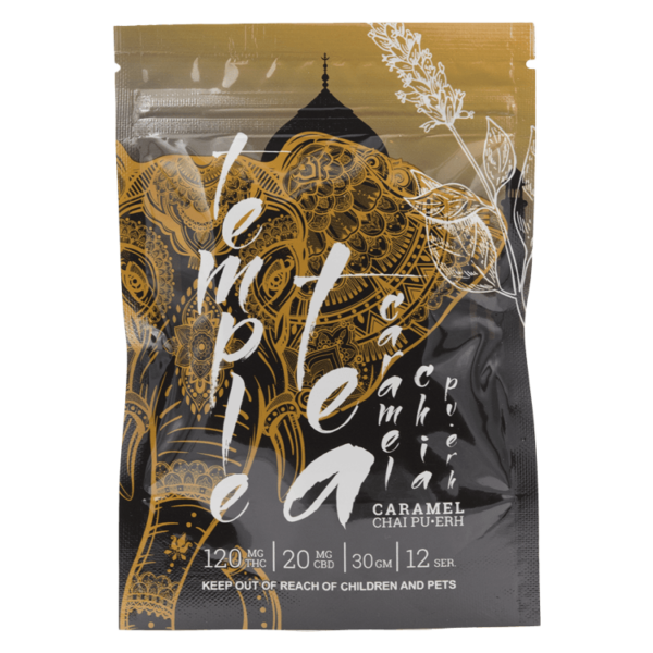 Temple Tea – Caramel Chai Pu-Erh 120mg THC | Canada Wide Weed Shop