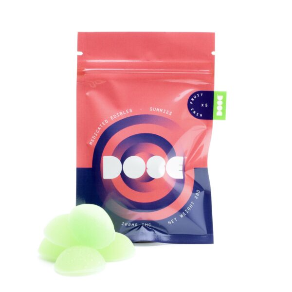 Dose Edibles Gummies – Kiwi Fruit | Canada Wide Weed Shop