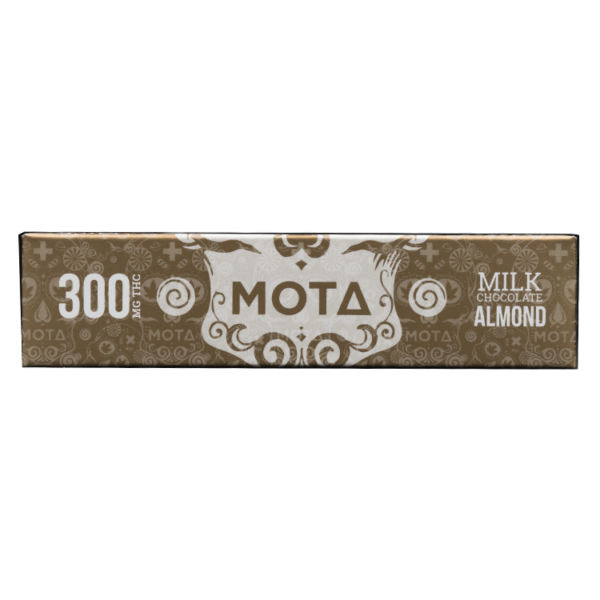 MOTA Edibles – Milk Chocolate Almond Bar – 300mg THC | Canada Wide Weed Shop