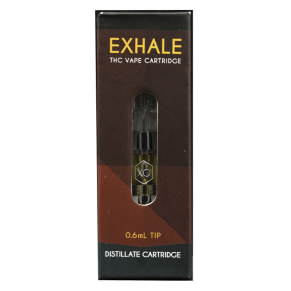 XO Exhale – THC Distillate Refill Cartridge – Banana Kush 0.6ml | Canada Wide Weed Shop