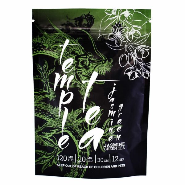 Temple Tea – Jasmine Green Tea – 120mg THC | Canada Wide Weed Shop