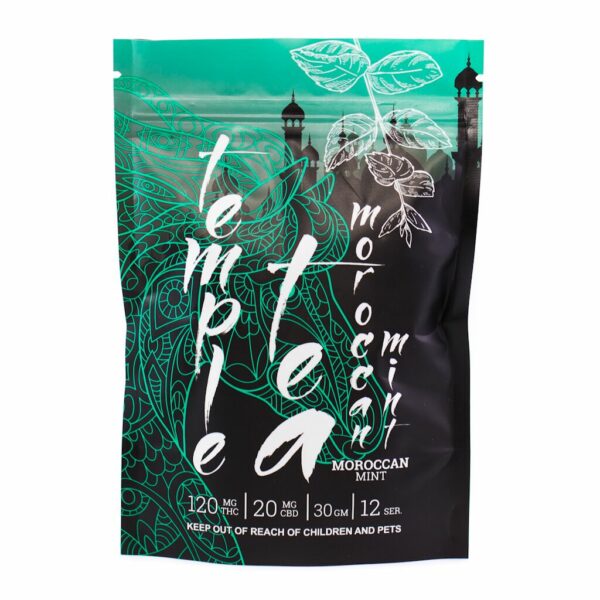 Temple Tea – Moroccan Mint – 120mg THC | Canada Wide Weed Shop