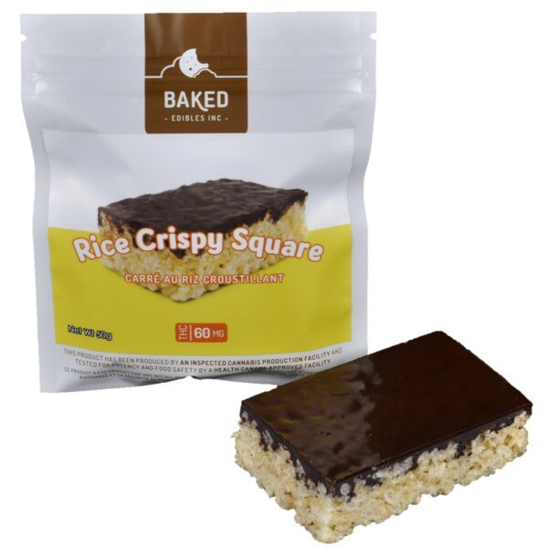 Baked Edibles – Rice Crispy Squares 60mg THC | Canada Wide Weed Shop