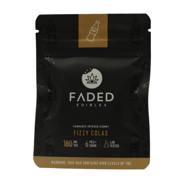 Faded Edibles – Fizzy Colas – 180mg | Canada Wide Weed Shop