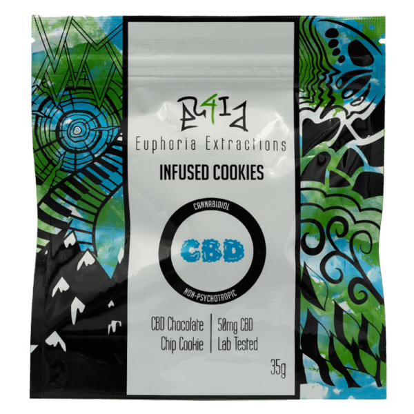 Euphoria Extractions – CBD Cookie – 50mg | Canada Wide Weed Shop