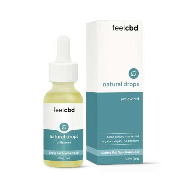 FeelCBD – Natural Drops – CBD Tincture 300mg | Canada Wide Weed Shop