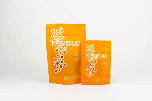 Kootenay Labs – Sativa Gummies – Apricot – 250mg THC | Canada Wide Weed Shop