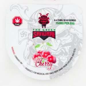 The Green Samurai – Cherry Gummies – 150mg | Canada Wide Weed Shop