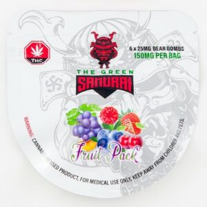 The Green Samurai – Fruit Pack Gummies – 150mg | Canada Wide Weed Shop