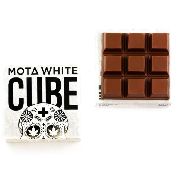 MOTA White Cube – 180mg CBD Milk Chocolate Cube | Canada Wide Weed Shop