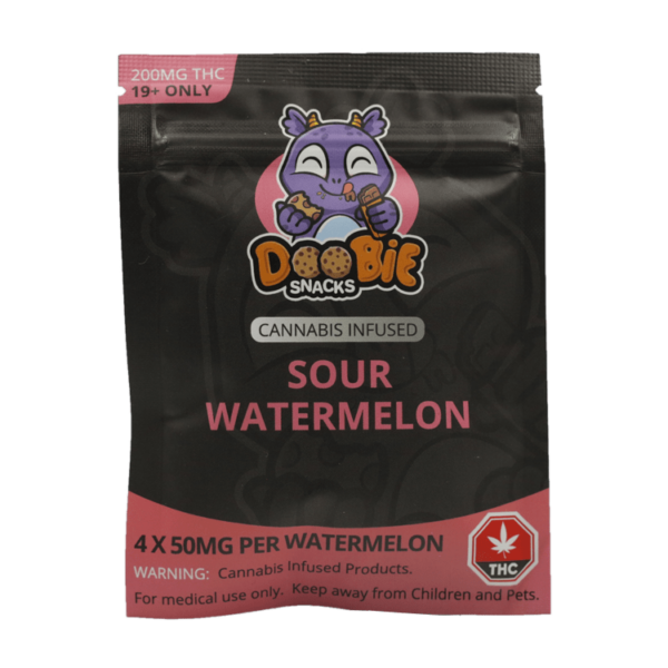 Doobie Snacks – CBD Sour Gummy Bears – 150mg CBD | Canada Wide Weed Shop