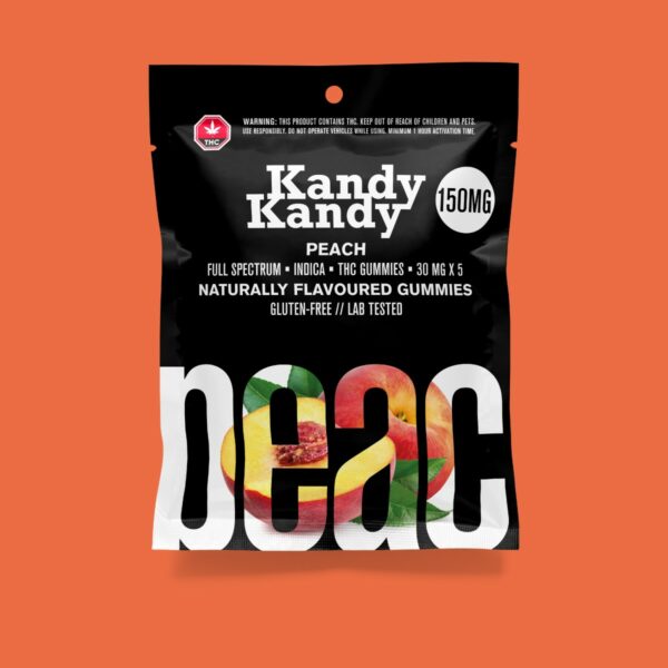 Kandy Kandy – Peach Gummies | Canada Wide Weed Shop