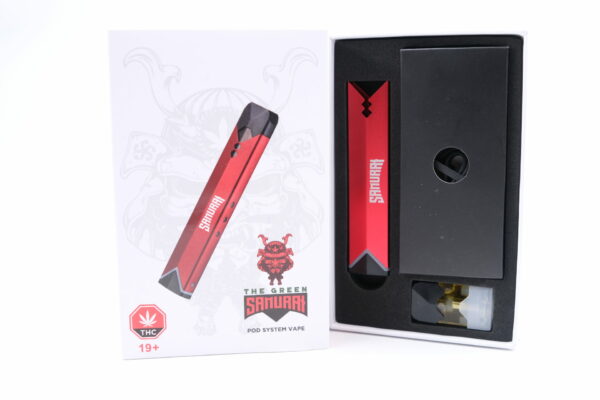 The Green Samurai – LED Vape Kit – 1ml THC | Canada Wide Weed Shop