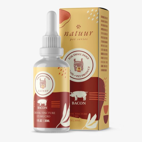 Natuur – Pet Series – CBD Oil For Small Dogs – Bacon Flavour – 125mg | Canada Wide Weed Shop