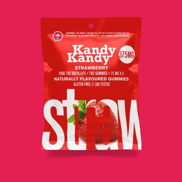 Kandy Kandy – Strawberry Gummies | Canada Wide Weed Shop