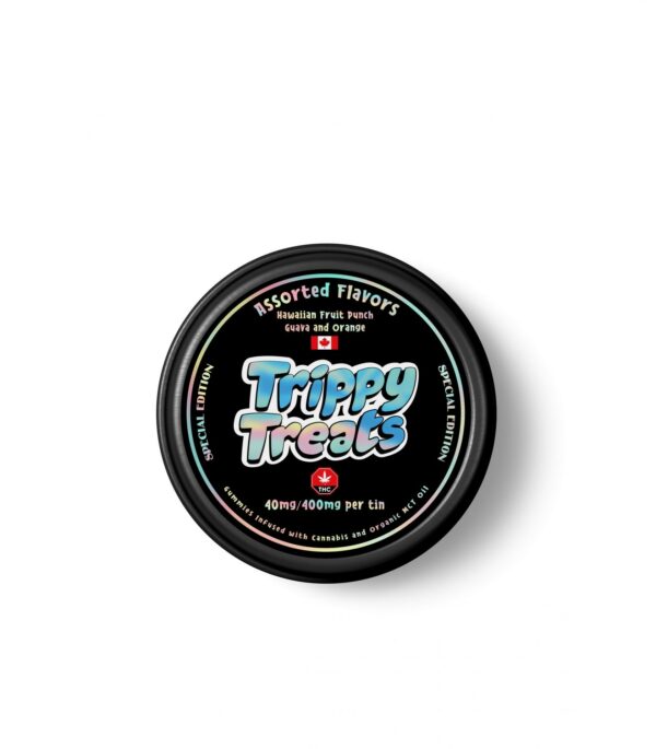 Trippy Treats – Assorted Flavour Gummies – 400mg THC | Canada Wide Weed Shop