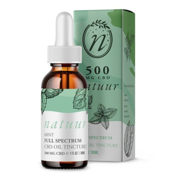 Natuur – Full Spectrum CBD Oil Tincture – Mint | Canada Wide Weed Shop