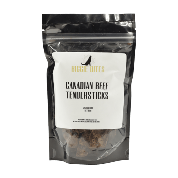 Biggie Bites – Canadian Beef Tendersticks – 250mg CBD | Canada Wide Weed Shop