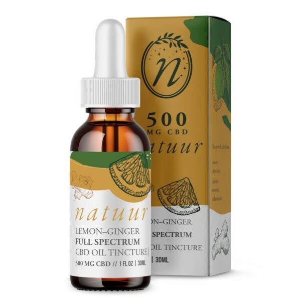 Natuur – Full Spectrum CBD Oil Tincture – Lemon Ginger – 1000mg | Canada Wide Weed Shop