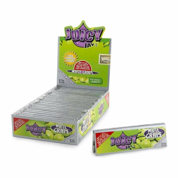 Juicy Jay’s – Hemp Papers (1.25 inch) – White Grape | Canada Wide Weed Shop