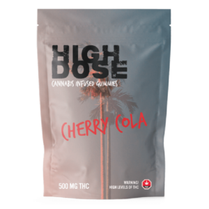 High Dose – cannabis Infused Gummies – Cherry Cola – 500mg/1500mg | Canada Wide Weed Shop