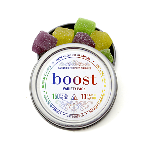 Boost – CBD Variety Pack Gummies – 150mg | Canada Wide Weed Shop