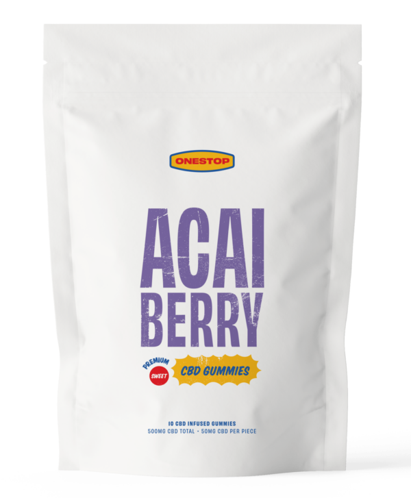 OneStop – Açai Berry CBD Gummies 500mg | Canada Wide Weed Shop