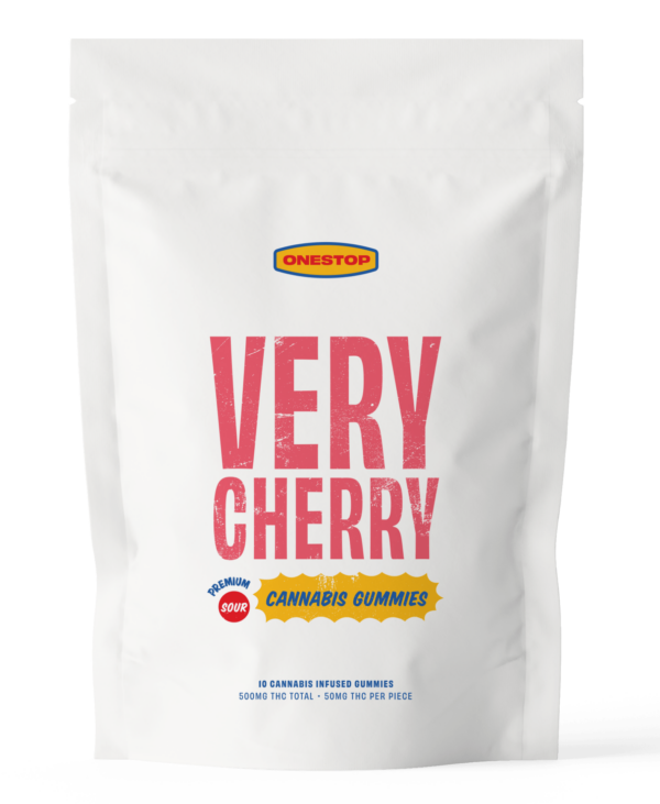 Onestop – Very Cherry THC Gummies 500mg | Canada Wide Weed Shop