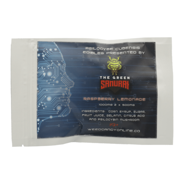 The Green Samurai – Shroom Gummies – Raspberry Lemonade – 1g | Canada Wide Weed Shop